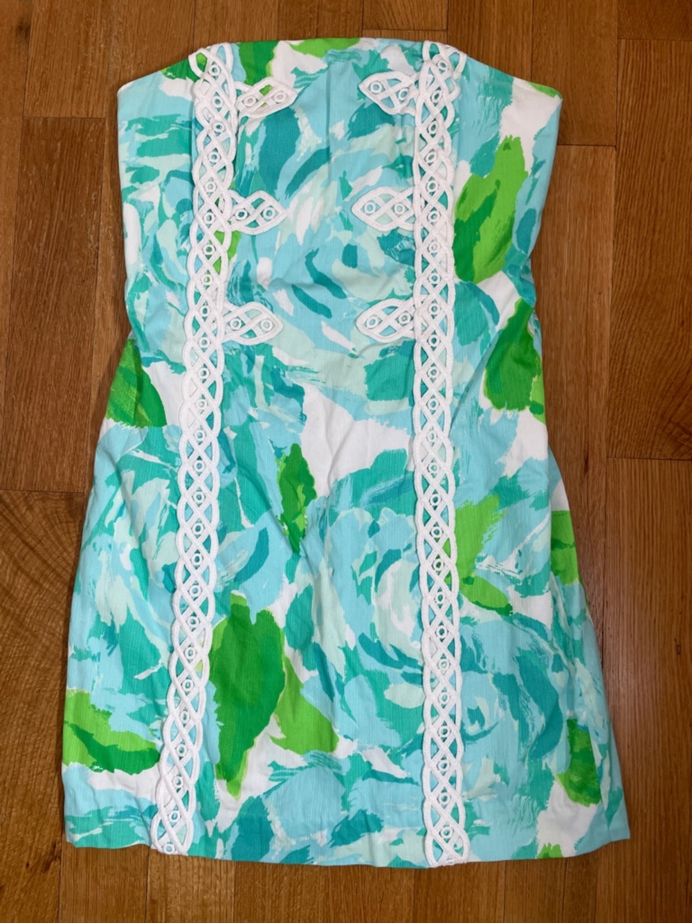 Lilly Pulitzer Blue First Impression Dress 8 EUC runs small